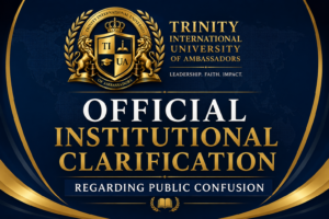 Official Institutional Clarification Regarding Public Confusion